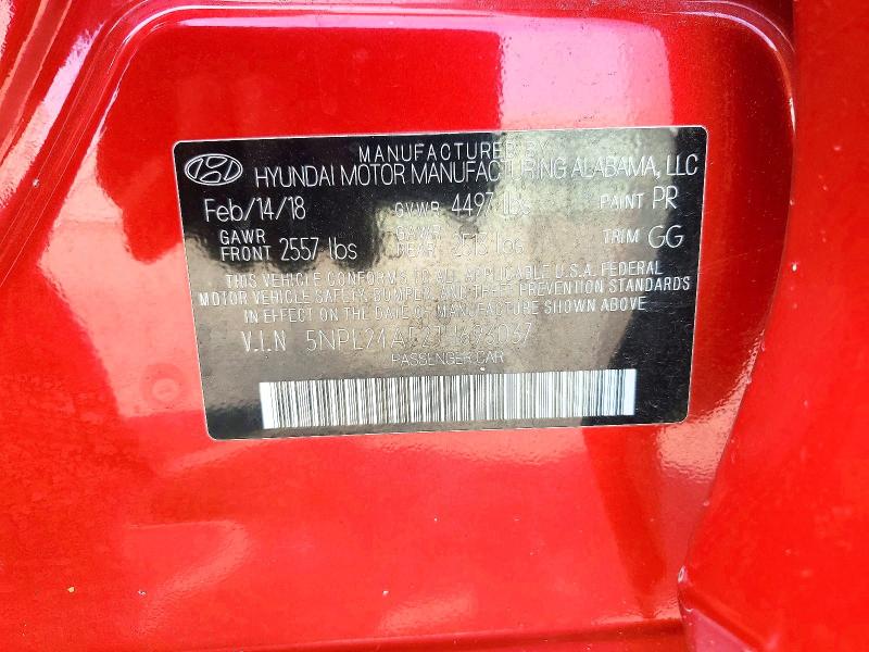 2018 Hyundai Sonata მანქანა იყიდება აუქციონზე, vin: 5NPE24AF2JH693037, აუქციონის ნომერი: 64895636