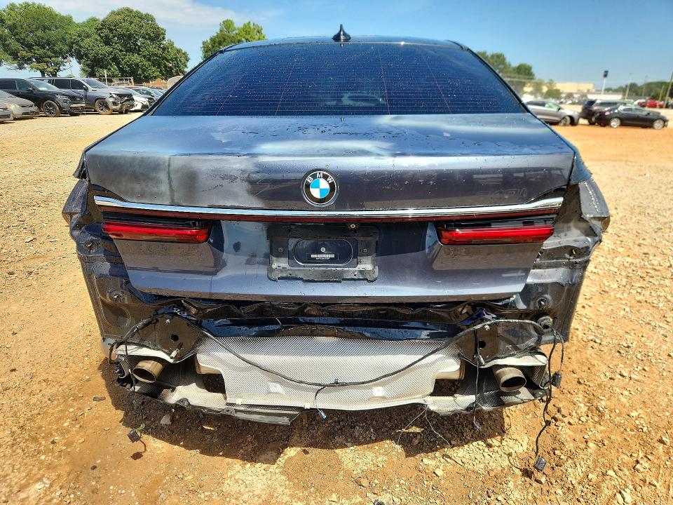 2022 Bmw 740 მანქანა იყიდება აუქციონზე, vin: WBA7T2C03NCJ23114, აუქციონის ნომერი: 65627946