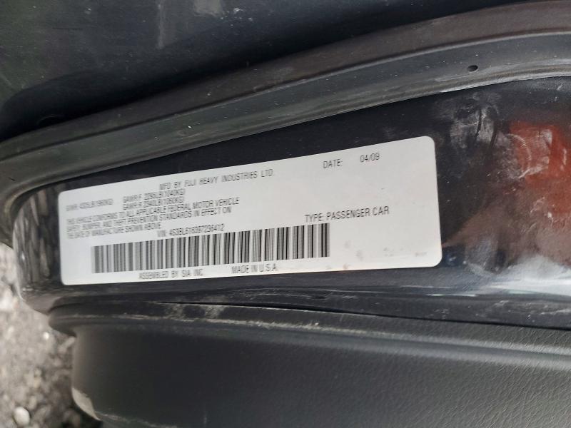 Продажа на аукционе авто 2009 Subaru Legacy, vin: 4S3BL616397236412, номер лота: 64396876