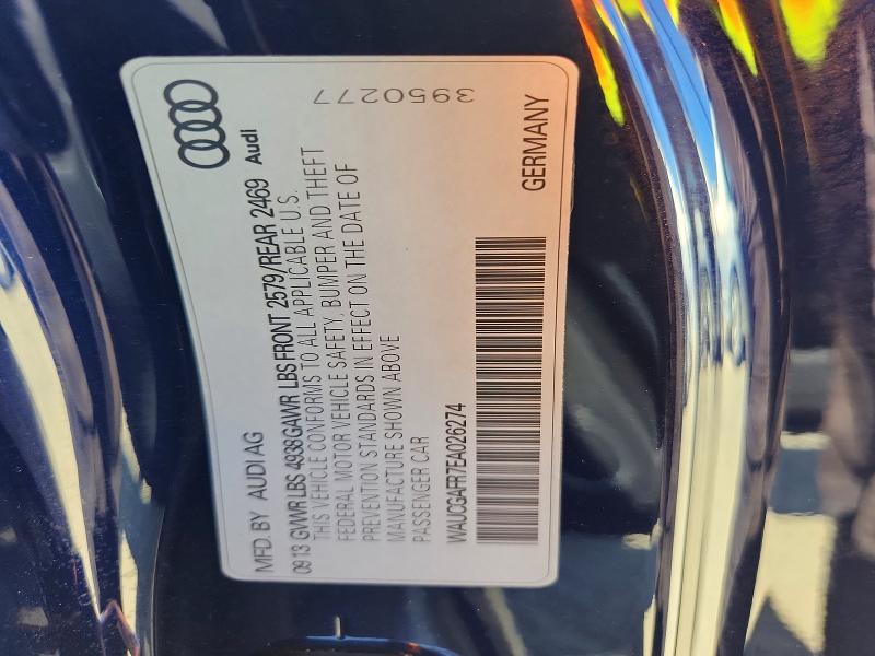 Aukcja sprzedaży 2014 Audi S5, vin: WAUCGAFR7EA026274, numer aukcji: 66789756
