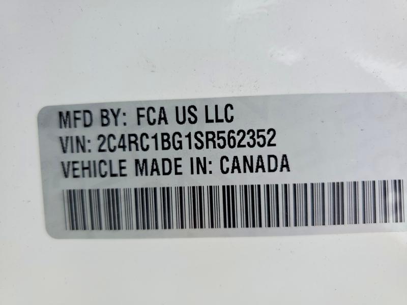 Продажа на аукционе авто 2025 Chrysler Pacifica, vin: 2C4RC1BG1SR562352, номер лота: 63350276