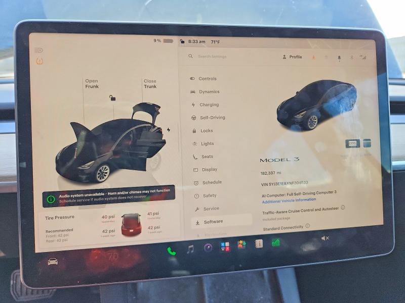 Aukcja sprzedaży 2022 Tesla Model 3, vin: 5YJ3E1EAXNF304533, numer aukcji: 66501016