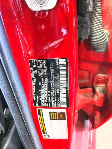 66848286 :رقم المزاد ، WDCGG0EB8FG389243 vin ، 2015 Mercedes-benz Glk مزاد بيع