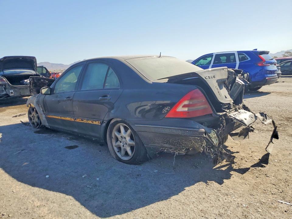 64127526 :رقم المزاد ، WDBRF64J61F025526 vin ، 2001 Mercedes-benz C مزاد بيع