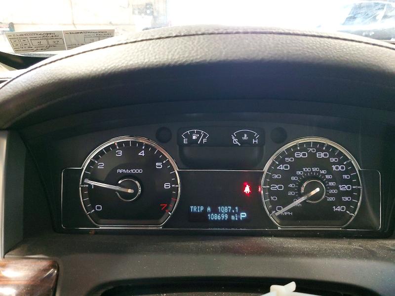 2009 Lincoln Mks მანქანა იყიდება აუქციონზე, vin: 1LNHM93R19G609507, აუქციონის ნომერი: 64412406