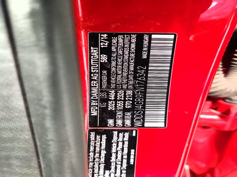 Продаж на аукціоні авто 2015 Mercedes-benz Cla, vin: WDDSJ4GB9FN176342, номер лоту: 65037076
