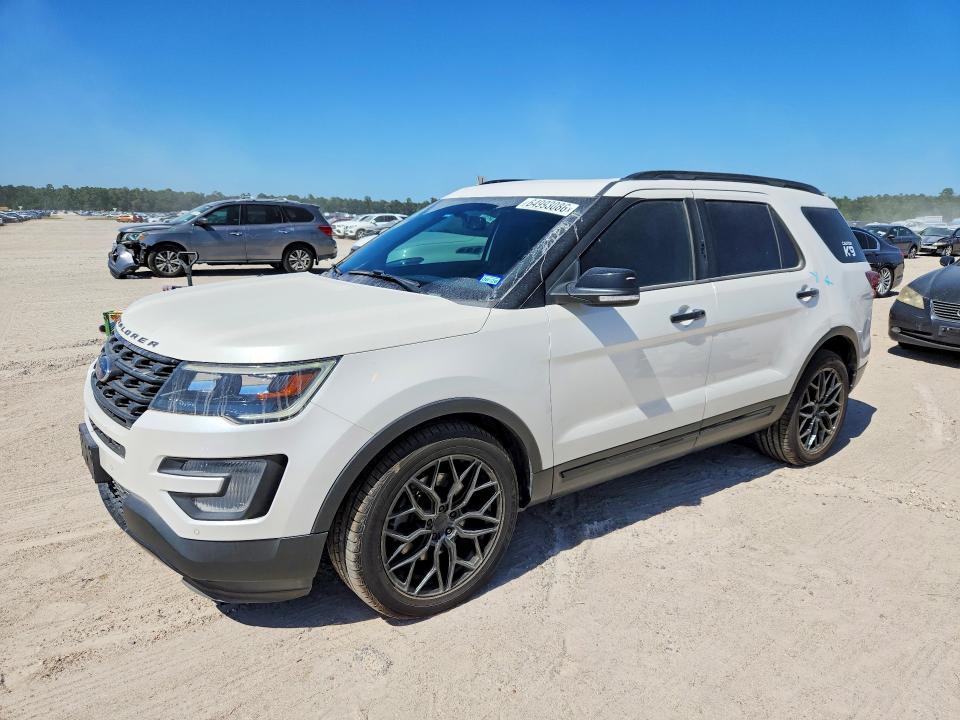 64993086 :رقم المزاد ، 1FM5K8GT9HGD33651 vin ، 2017 Ford Explorer مزاد بيع