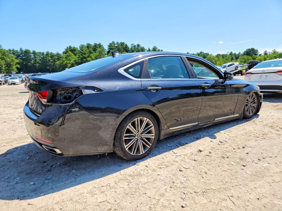 2018 Genesis G80 მანქანა იყიდება აუქციონზე, vin: KMHGN4JE3JU269018, აუქციონის ნომერი: 63509356