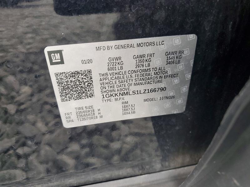Продажа на аукционе авто 2020 Gmc Acadia, vin: 1GKKNMLS1LZ166790, номер лота: 64517326