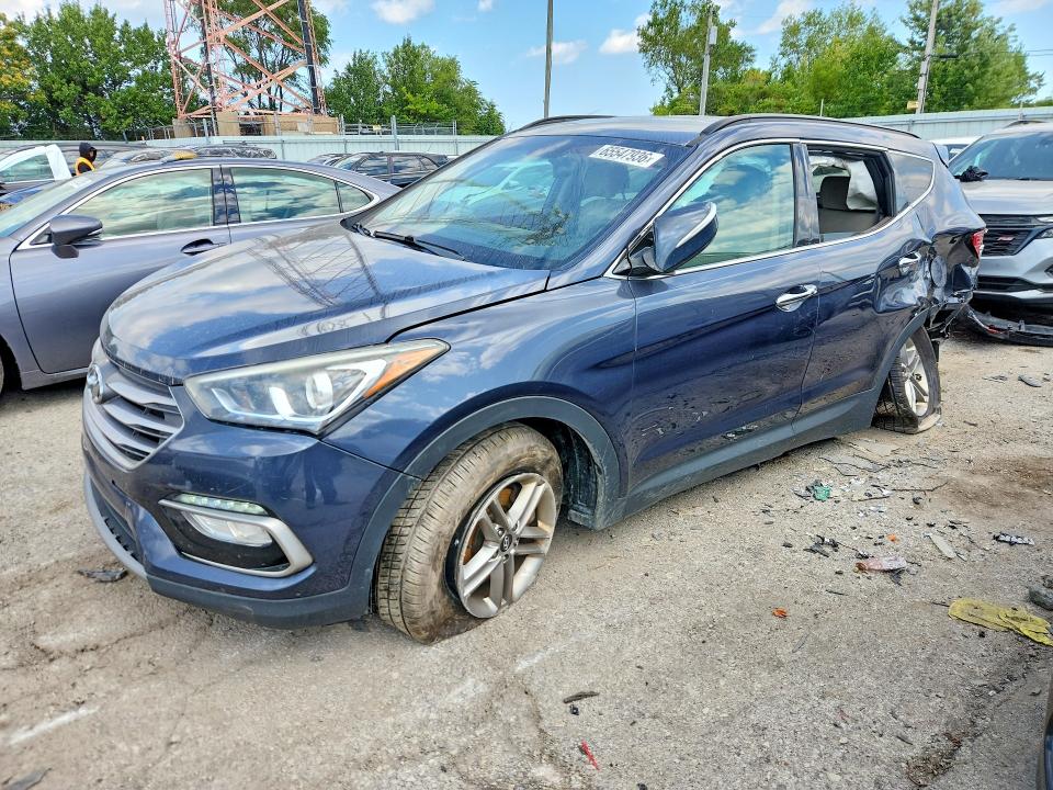 2018 Hyundai Santa Fe Sport მანქანა იყიდება აუქციონზე, vin: 5XYZU3LB0JG528613, აუქციონის ნომერი: 65547936