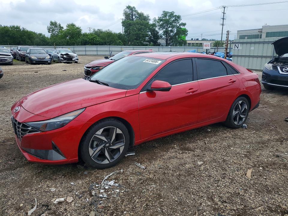 64124806 :رقم المزاد ، 5NPLP4AG9MH036175 vin ، 2021 Hyundai Elantra مزاد بيع