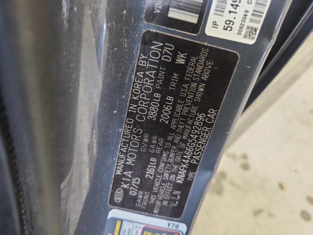 2016 Kia Forte მანქანა იყიდება აუქციონზე, vin: KNAFK4A66G5492896, აუქციონის ნომერი: 63186476