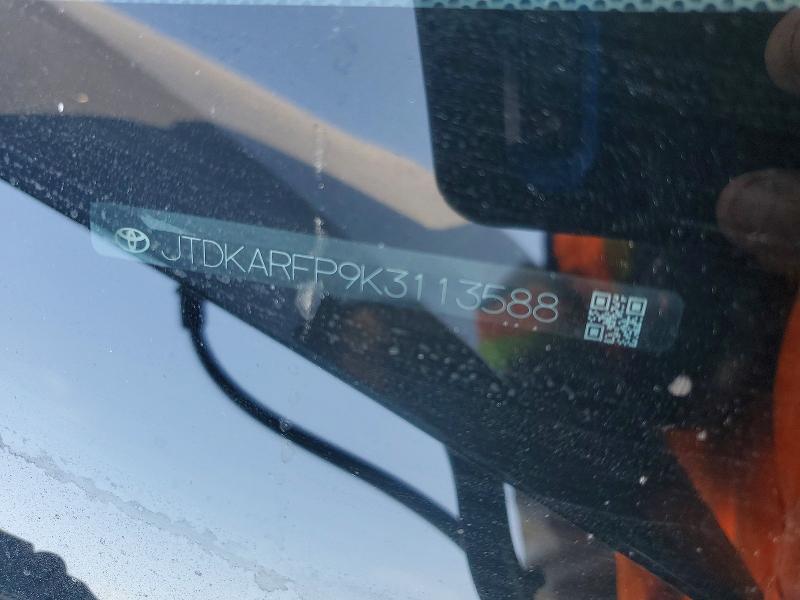 2019 Toyota Prius Prime მანქანა იყიდება აუქციონზე, vin: JTDKARFP9K3113588, აუქციონის ნომერი: 64166856