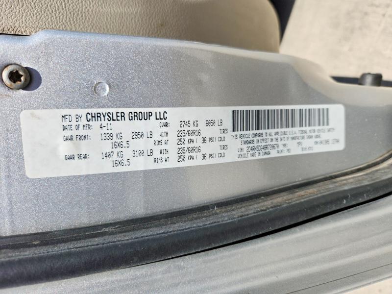 Auction sale of the 2011 Dodge Grand Caravan, vin: 2D4RN5DG4BR720670, lot number: 64194846