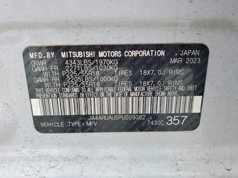Aukcja sprzedaży 2023 Mitsubishi Outlander Sport, vin: JA4ARUAU5PU009082, numer aukcji: 64954896