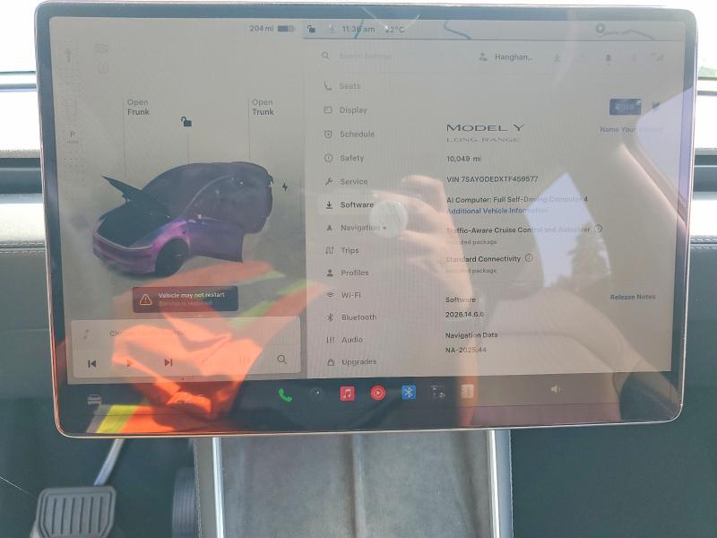 Aukcja sprzedaży 2026 Tesla Model Y, vin: 7SAYGDEDXTF459577, numer aukcji: 65065556