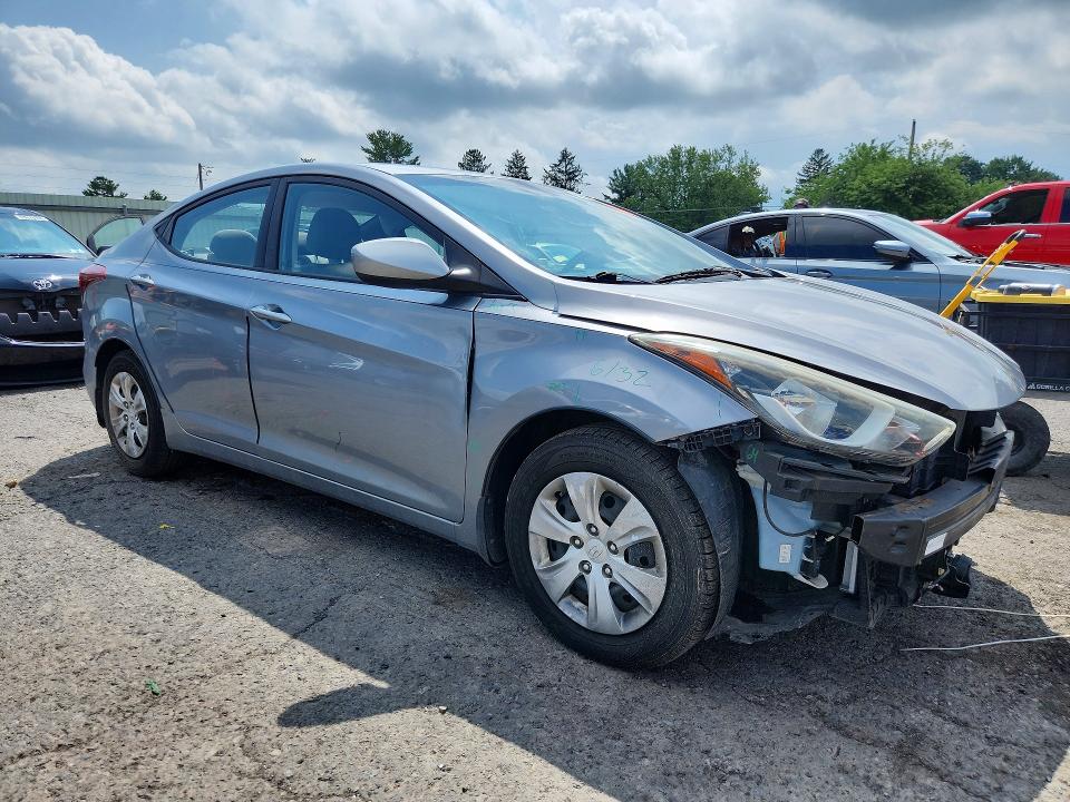 62839626 :رقم المزاد ، 5NPDH4AE6GH786296 vin ، 2016 Hyundai Elantra مزاد بيع