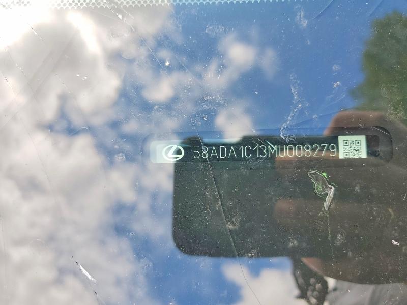 Aukcja sprzedaży 2021 Lexus Es, vin: 58ADA1C13MU008279, numer aukcji: 63652506