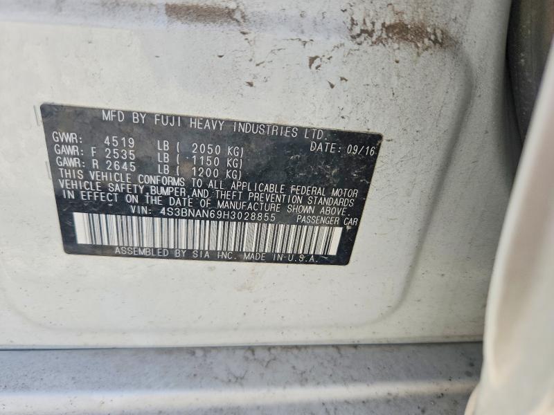2017 Subaru Legacy მანქანა იყიდება აუქციონზე, vin: 4S3BNAN69H3028855, აუქციონის ნომერი: 65484756