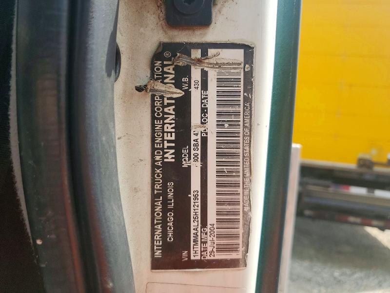 Aukcja sprzedaży 2005 International 4300, vin: 1HTMMAAL25H121953, numer aukcji: 65302906