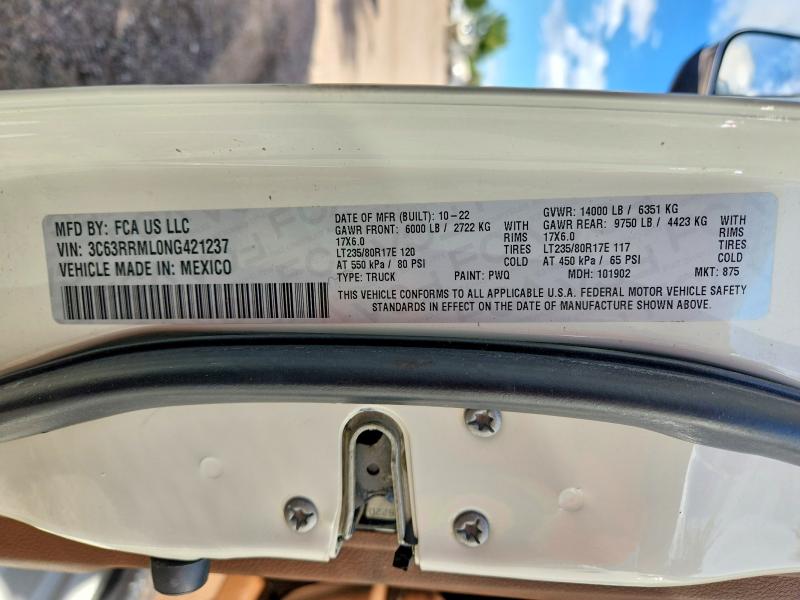 Продажа на аукционе авто 2022 Ram 3500, vin: 3C63RRML0NG421237, номер лота: 65868506