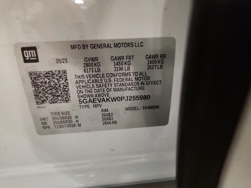 Продажа на аукционе авто 2023 Buick Enclave, vin: 5GAEVAKW0PJ255980, номер лота: 66176106