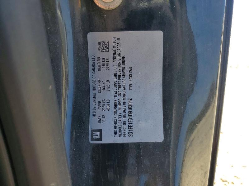 Продаж на аукціоні авто 2013 Chevrolet Camaro, vin: 2G1FE1E31D9162082, номер лоту: 62915366