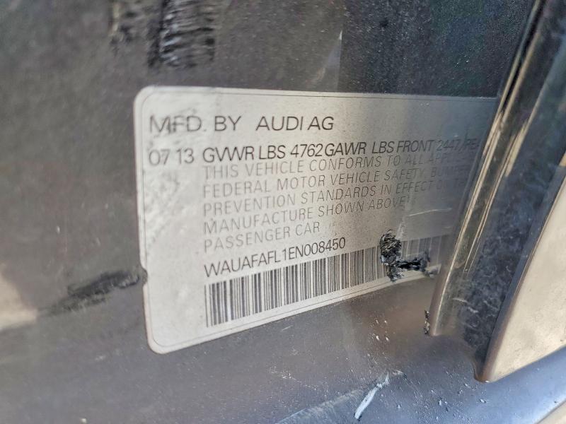 Aukcja sprzedaży 2014 Audi A4, vin: WAUAFAFL1EN008450, numer aukcji: 66053626
