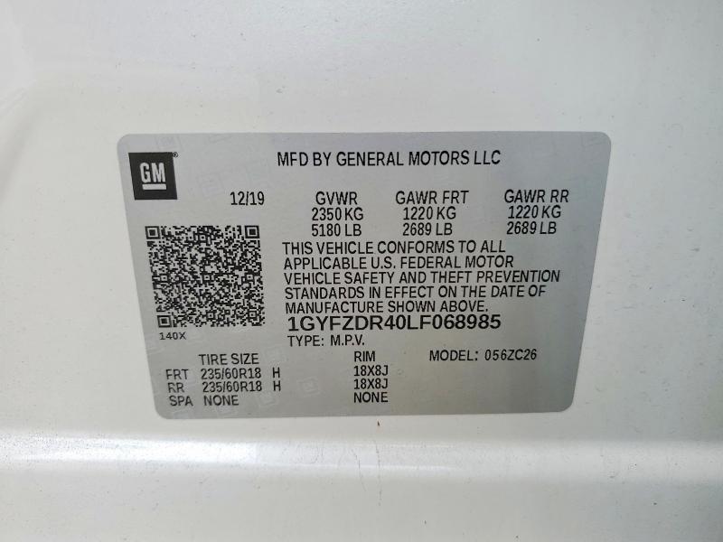 Продаж на аукціоні авто 2020 Cadillac Xt4, vin: 1GYFZDR40LF068985, номер лоту: 66558606