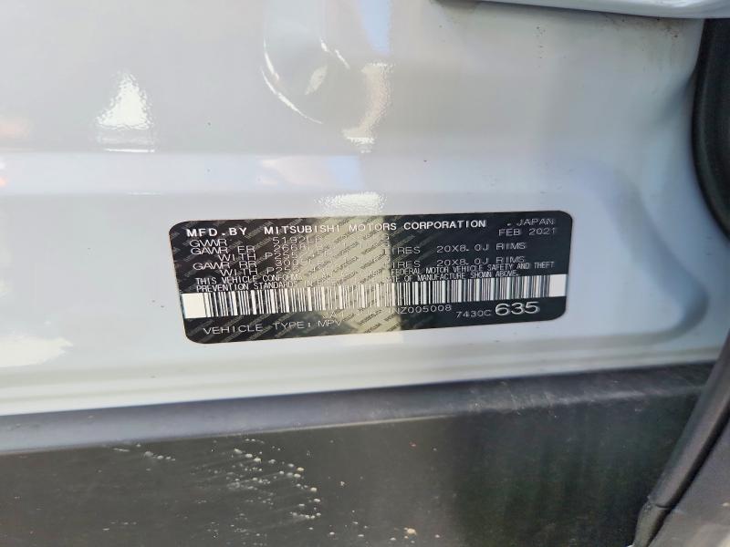 Aukcja sprzedaży 2022 Mitsubishi Outlander, vin: JA4J4UA84NZ005008, numer aukcji: 65165566