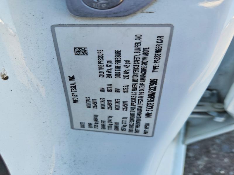 Продажа на аукционе авто 2022 Tesla Model 3, vin: 5YJ3E1EA9NF337989, номер лота: 66431656