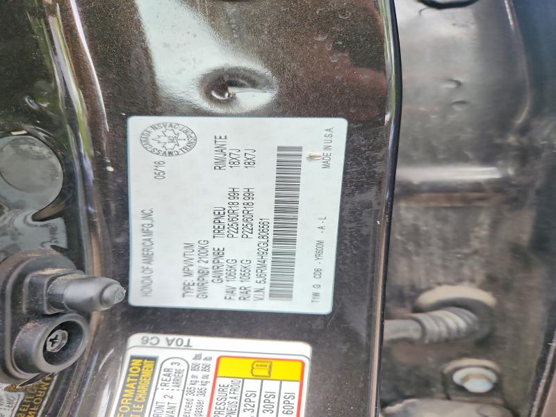 Aukcja sprzedaży 2016 Honda Cr-v, vin: 5J6RM4H92GL806561, numer aukcji: 62353436