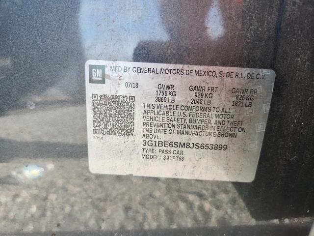 Продажа на аукционе авто 2018 Chevrolet Cruze, vin: 3G1BE6SM8JS653899, номер лота: 63921636