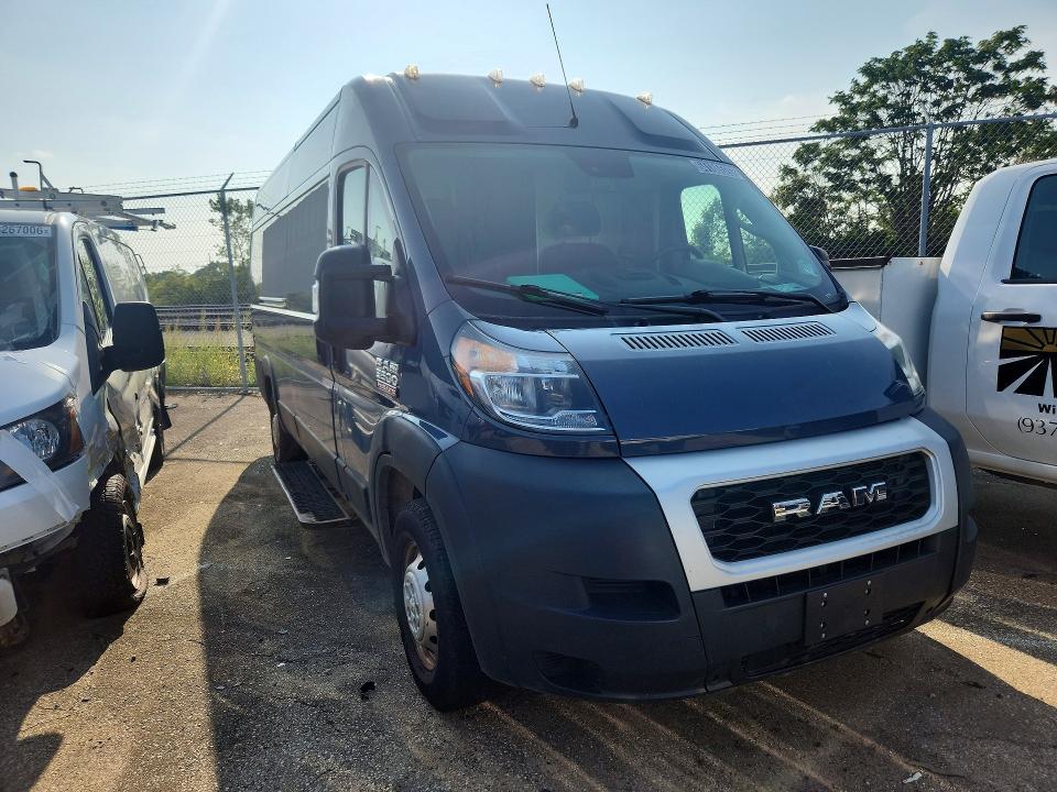64186526 :رقم المزاد ، 3C6MRVJGXME535230 vin ، 2021 Ram Promaster 3500 مزاد بيع