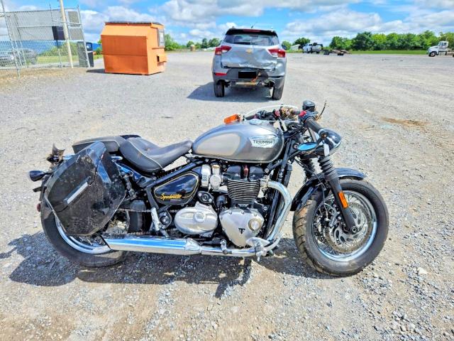 63672846 :رقم المزاد ، SMTD46HL3NTAY7846 vin ، 2022 Triumph Motorcycle Bonneville مزاد بيع