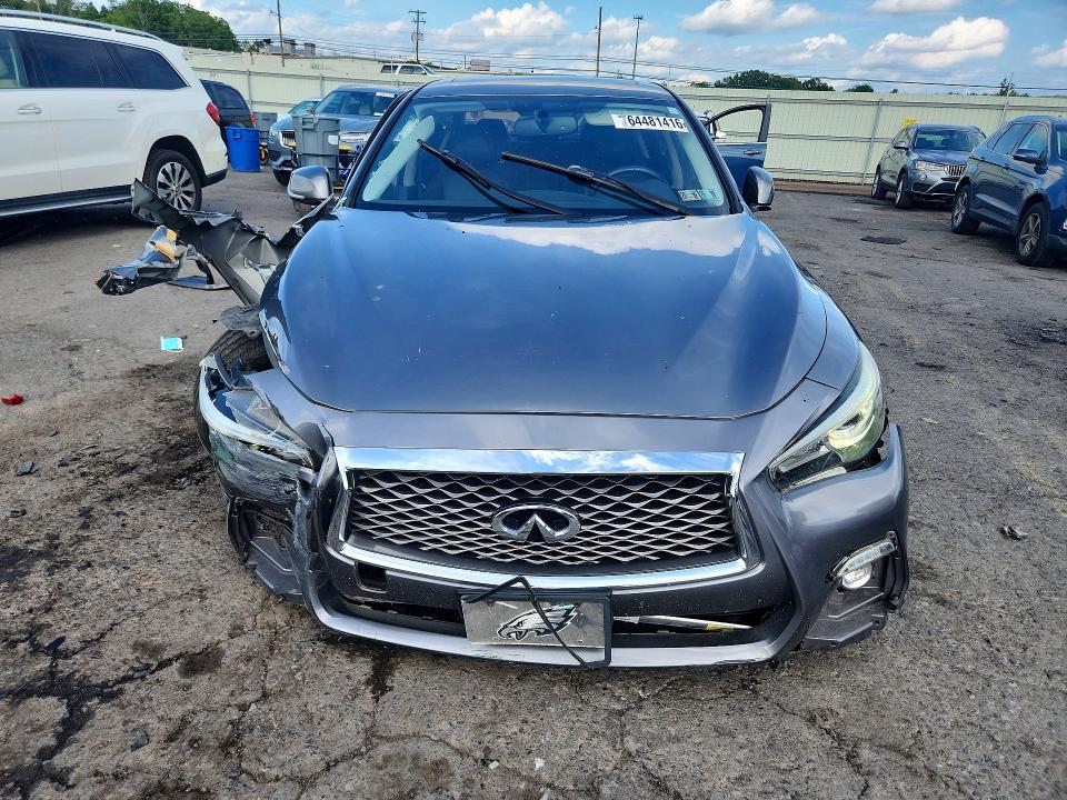 2018 Infiniti Q50 მანქანა იყიდება აუქციონზე, vin: JN1EV7AR9JM444343, აუქციონის ნომერი: 64481416