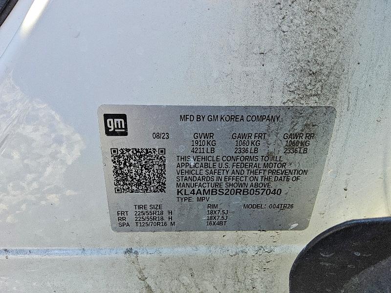 Aukcja sprzedaży 2024 Buick Encore Gx, vin: KL4AMBS20RB057040, numer aukcji: 63489886