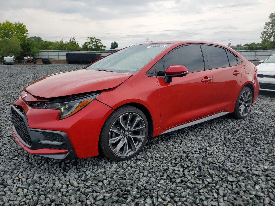 64462386 :رقم المزاد ، 5YFS4MCE7MP076130 vin ، 2021 Toyota Corolla مزاد بيع