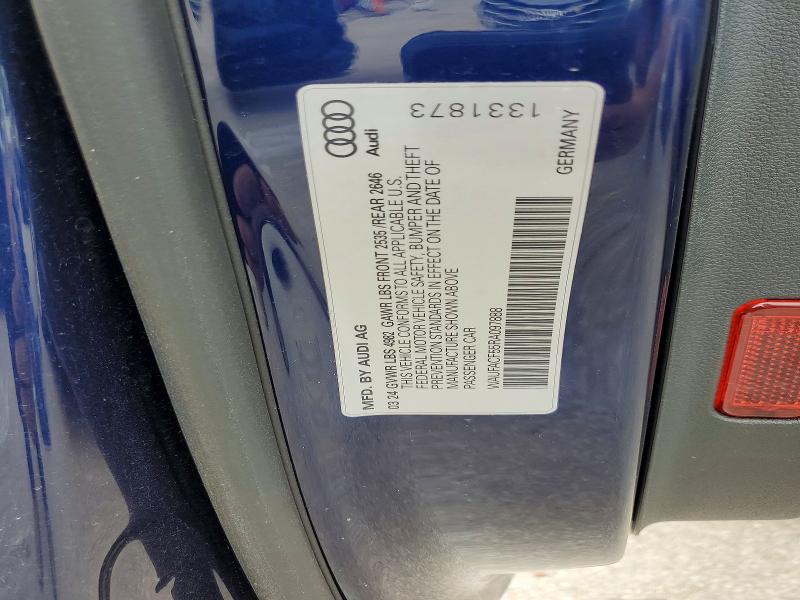 63667256 :رقم المزاد ، WAUFACF55RA097888 vin ، 2024 Audi A5 مزاد بيع