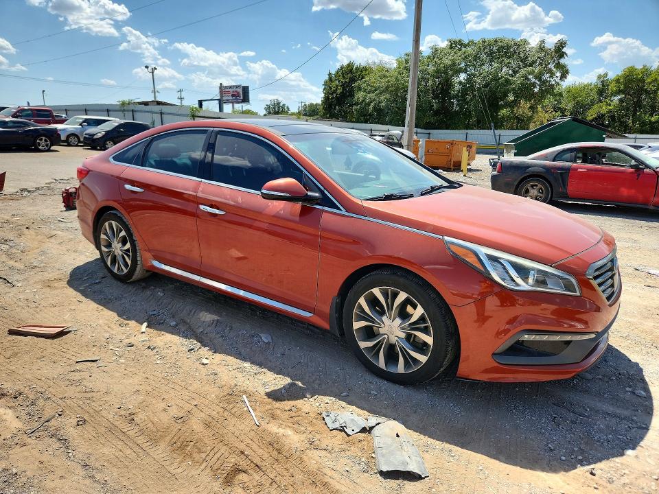 2015 Hyundai Sonata მანქანა იყიდება აუქციონზე, vin: 5NPE34AB5FH137290, აუქციონის ნომერი: 65752506
