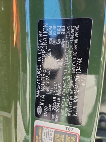 64062976 :رقم المزاد ، KNDJ33AU2M7134746 vin ، 2021 Kia Soul مزاد بيع
