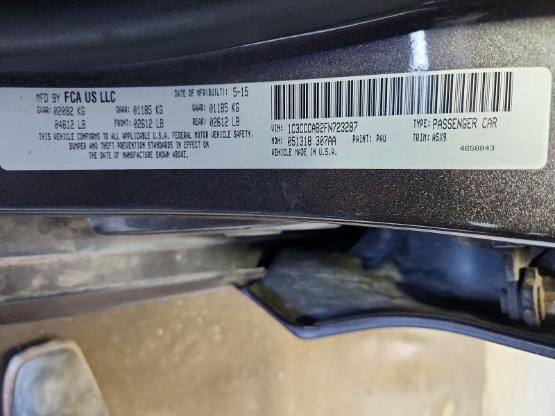 Продажа на аукционе авто 2015 Chrysler 200, vin: 1C3CCCAB2FN723287, номер лота: 64267436