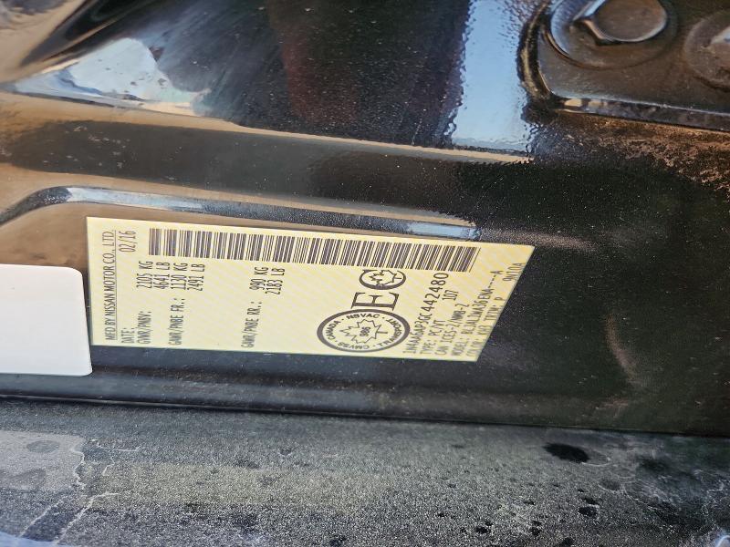 Продажа на аукционе авто 2016 Nissan Maxima, vin: 1N4AA6AP3GC442480, номер лота: 63997576