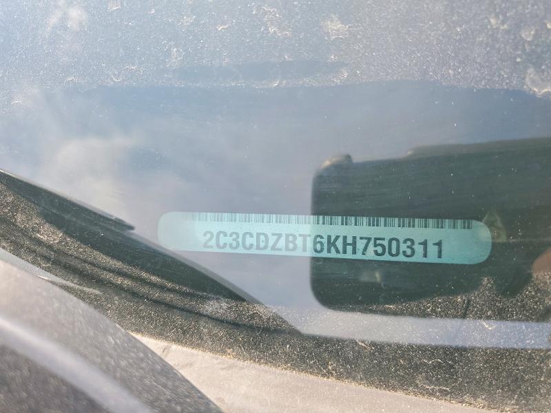 Aukcja sprzedaży 2019 Dodge Challenger, vin: 2C3CDZBT6KH750311, numer aukcji: 64575306
