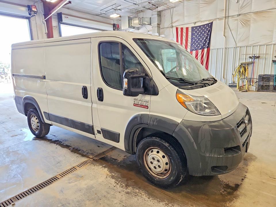 65019646 :رقم المزاد ، 3C6TRVAG1GE129854 vin ، 2016 Ram Promaster 1500 مزاد بيع