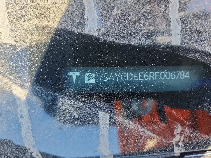 57598296 :رقم المزاد ، 7SAYGDEE6RF006784 vin ، 2024 Tesla Model Y مزاد بيع