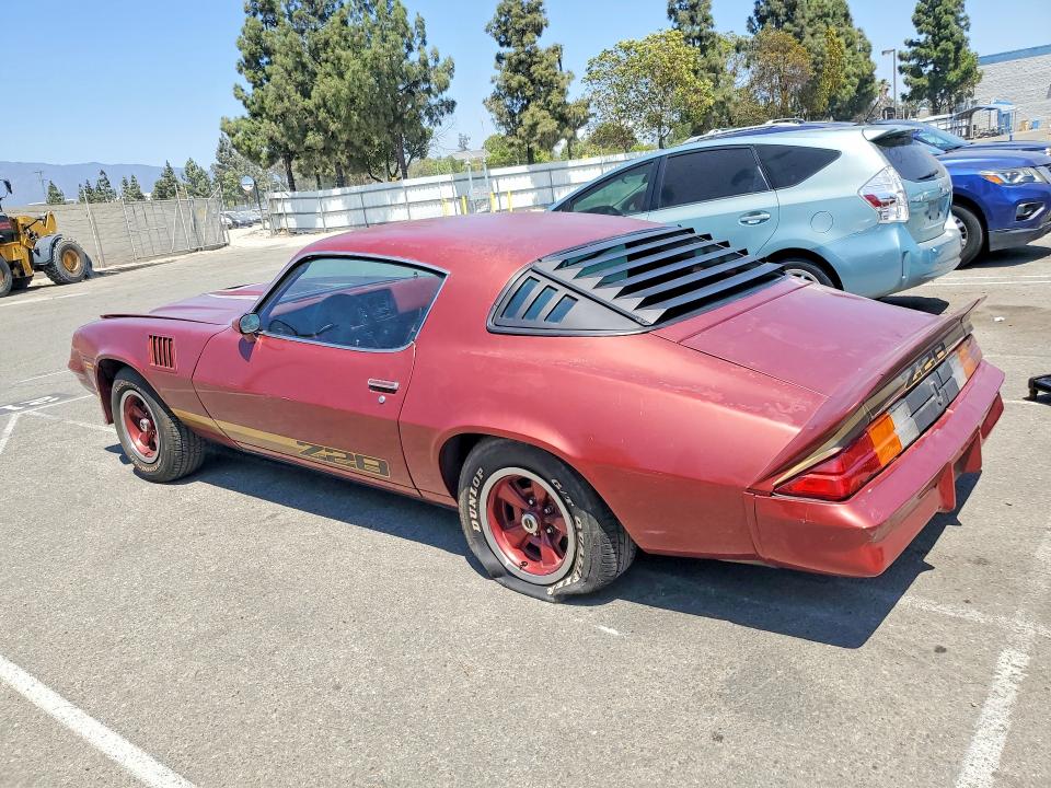 Aukcja sprzedaży 1979 Chevrolet Camaro, vin: 1Q87L9L644362, numer aukcji: 63703436