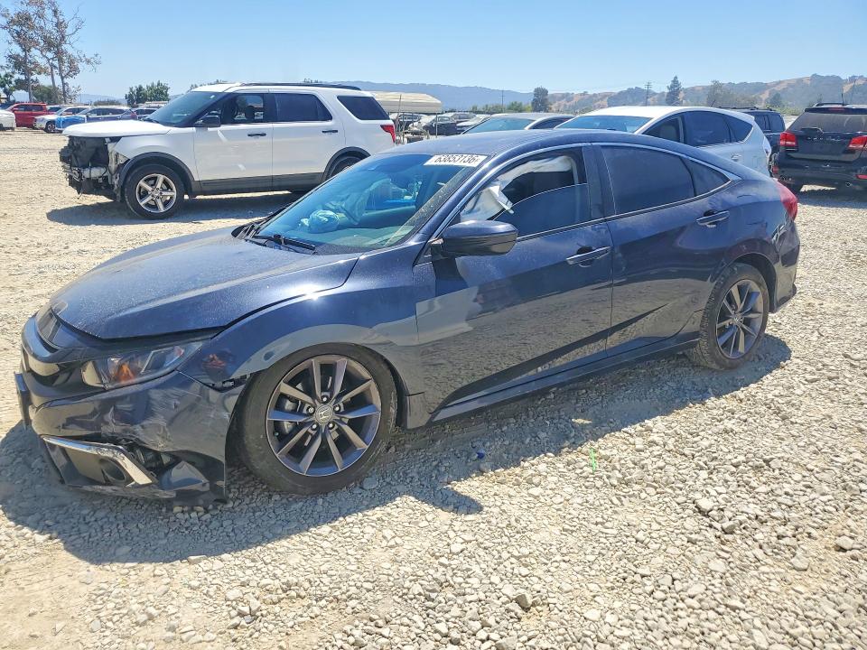 63853136 :رقم المزاد ، 19XFC1F74KE211692 vin ، 2019 Honda Civic مزاد بيع