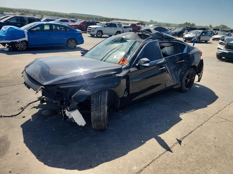 2021 Infiniti Q50 მანქანა იყიდება აუქციონზე, vin: JN1EV7BR3MM754104, აუქციონის ნომერი: 65600526