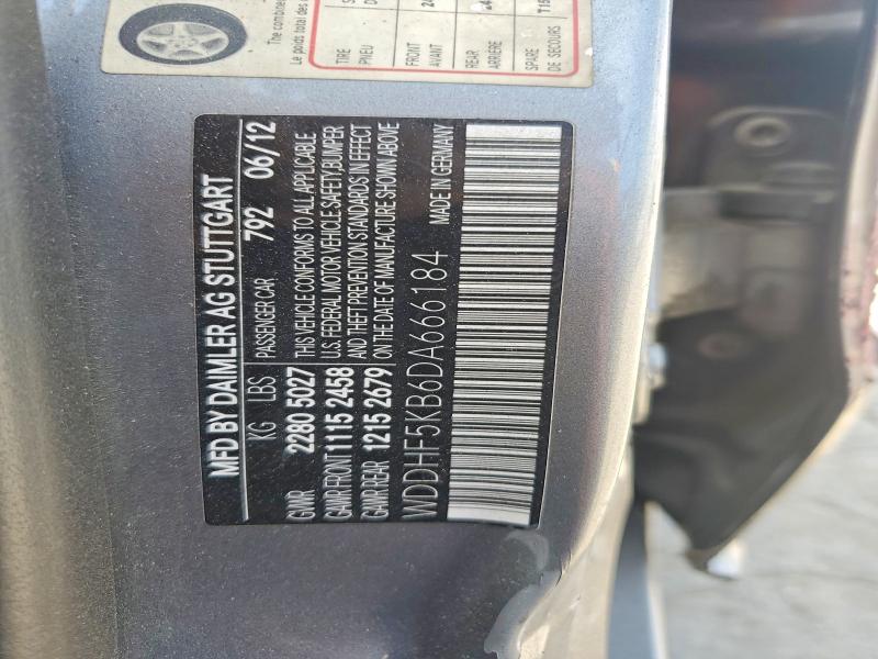 Продаж на аукціоні авто 2013 Mercedes-benz E, vin: WDDHF5KB6DA666184, номер лоту: 64502756